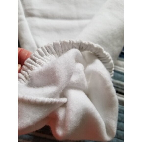 BP Cotton Blend White High Waisted Jogger Sweatpants Womens Size Large (L) - Picture 4 of 9